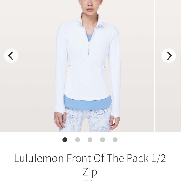 Lululemon front of the pack half zip 1rst edition - Picture 1 of 8